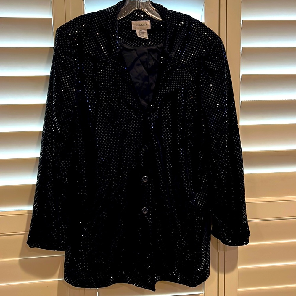 Clara S Sequin Jacket